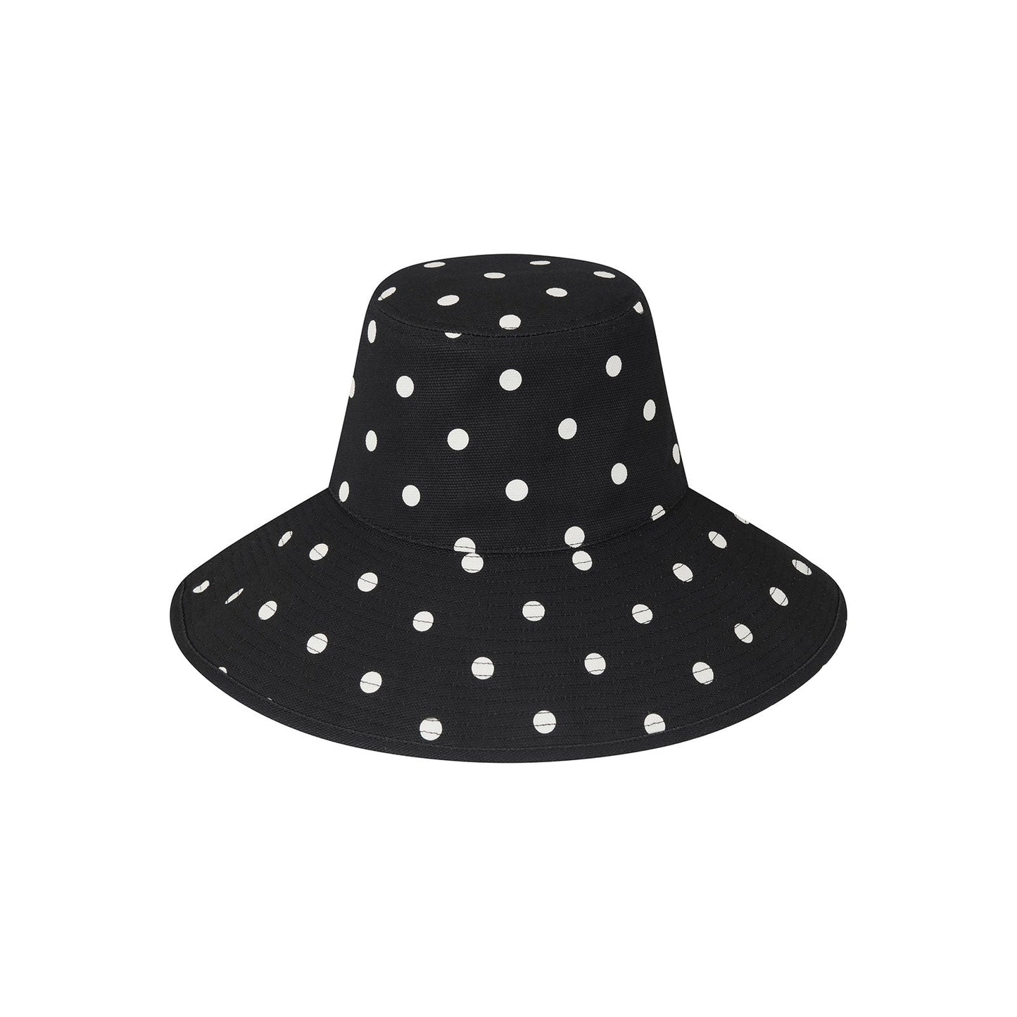 Holiday Bucket - Polka Dot Black