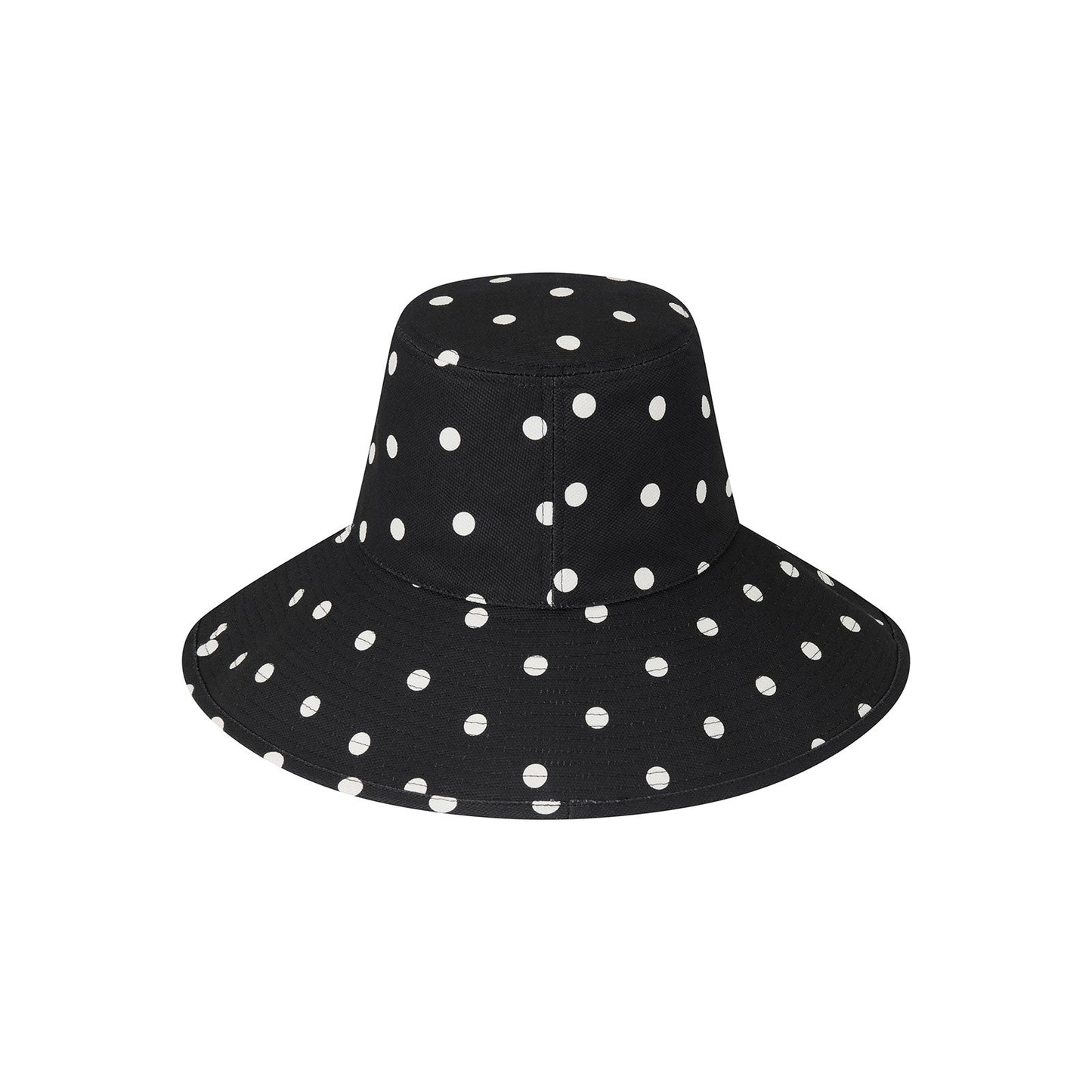 Holiday Bucket - Polka Dot Black