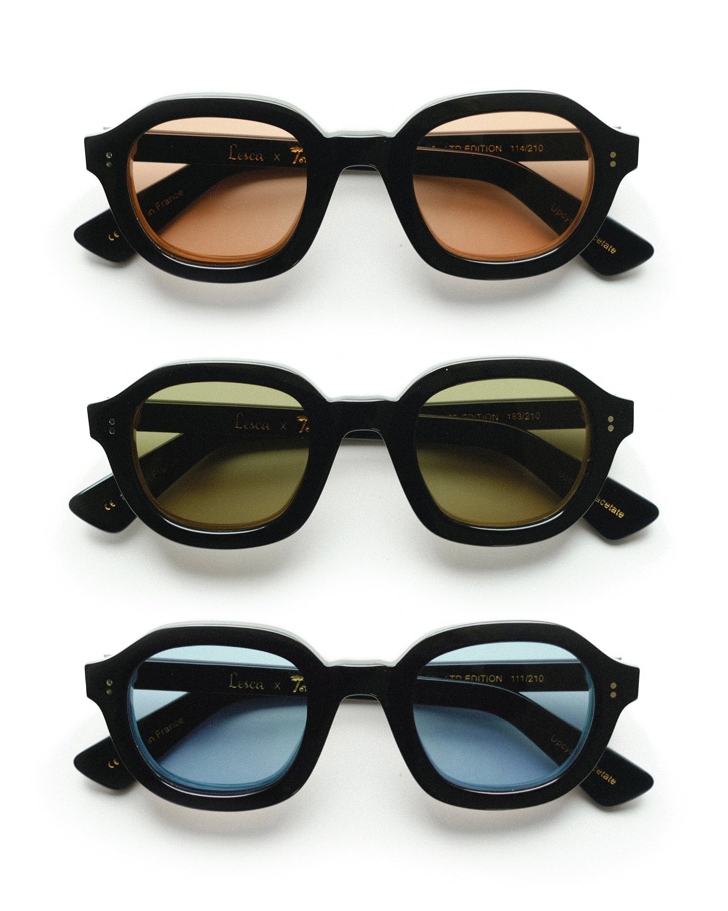 Lesca Lunetier x Tombolo (Azure Mineral Lenses)