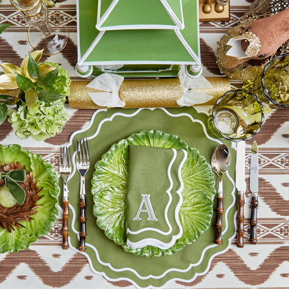 Green Serena Cabbage Dinner Plate