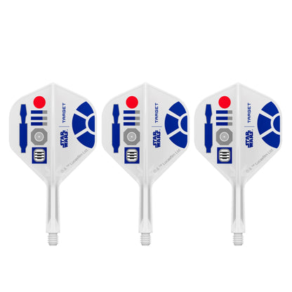 TARGET x STAR WARS - K-FLEX NO2 Shape - R2D2 - All-In-One Moulded Flights