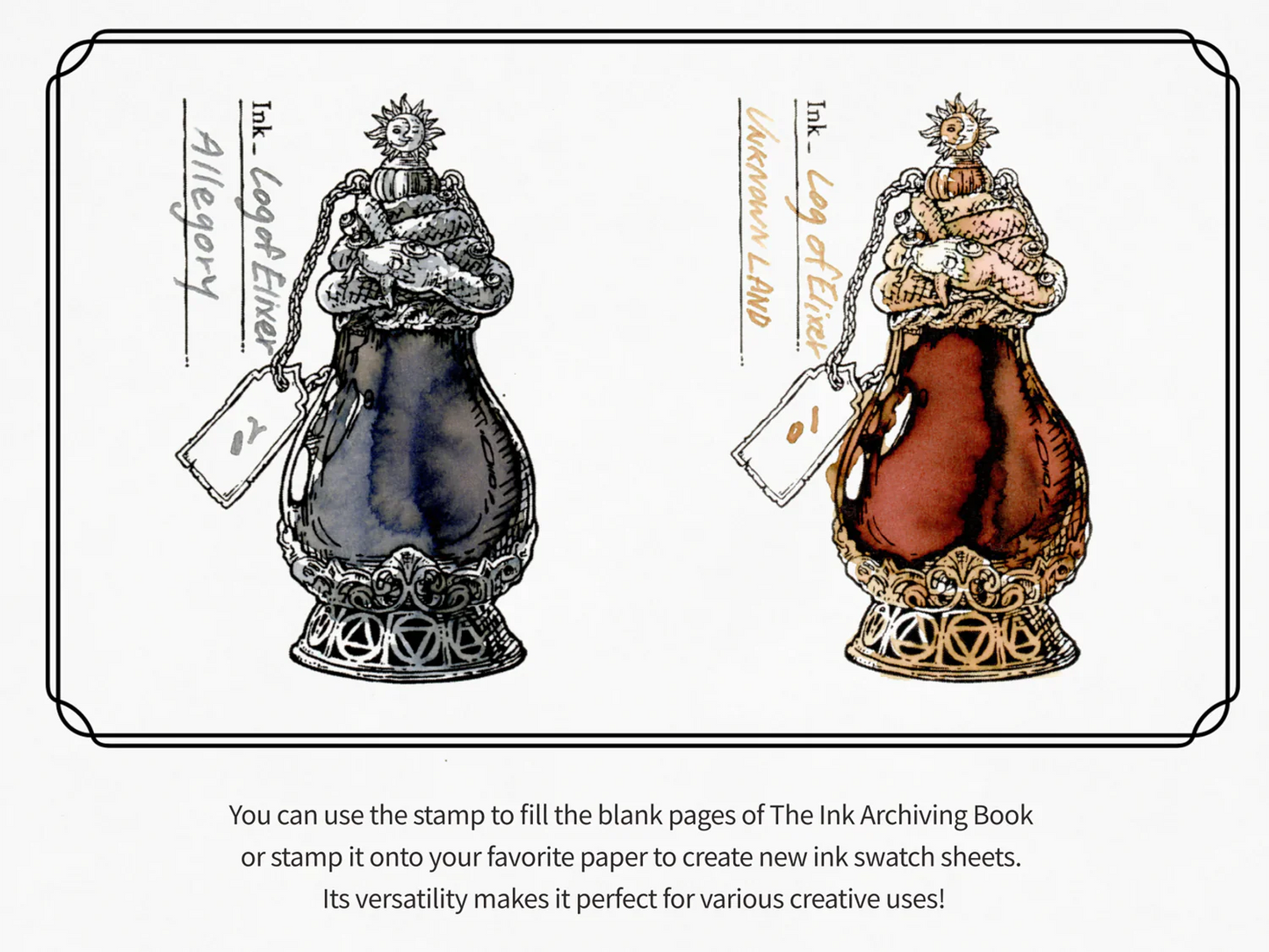Dominant Industry - A Log of Elixir - Wood Stamp