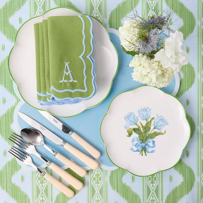 Blue Tulip Starter Plates (Set of 4)