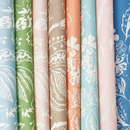 Turquoise Chelsea Square Fabric