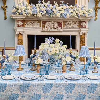Blue Lady Isabella's Garden Tablecloth