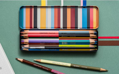 Caran d'Ache x Paul Smith Bicolor Pencil & Brush Set - 5th Edition