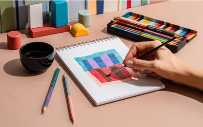 Caran d'Ache x Paul Smith Bicolor Pencil & Brush Set - 5th Edition