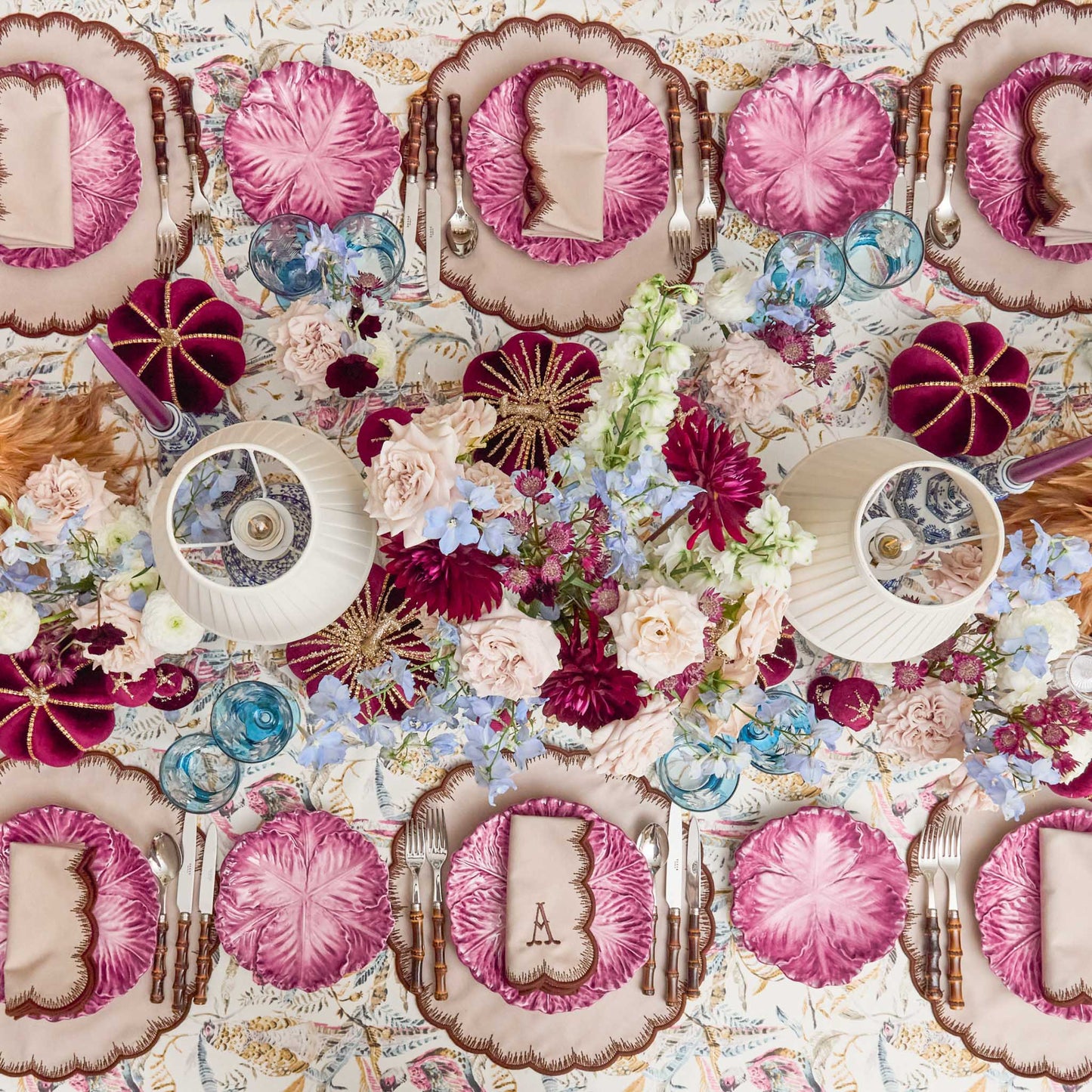 Fall Shaded Pheasant Tablecloth