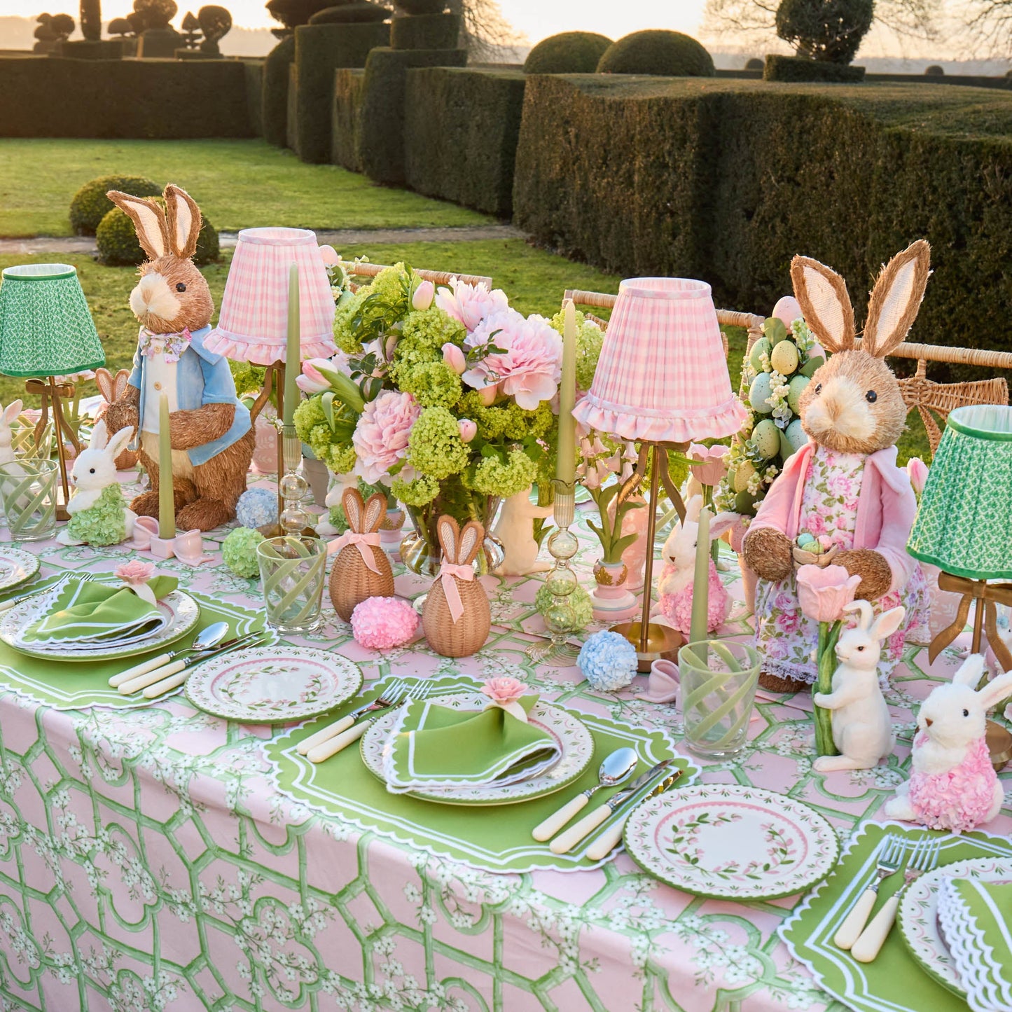 Green Louisa Napkins (Set of 4)