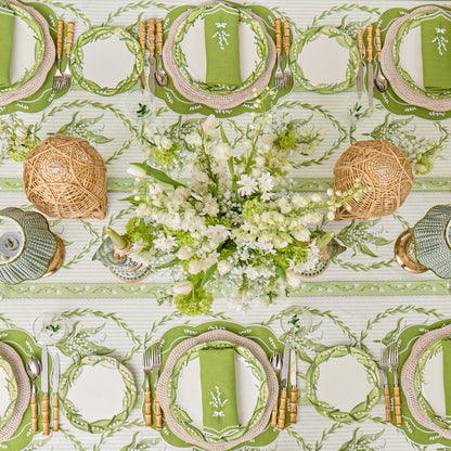 Lily of the Valley Dinner & Starter Plates (Set of 4)