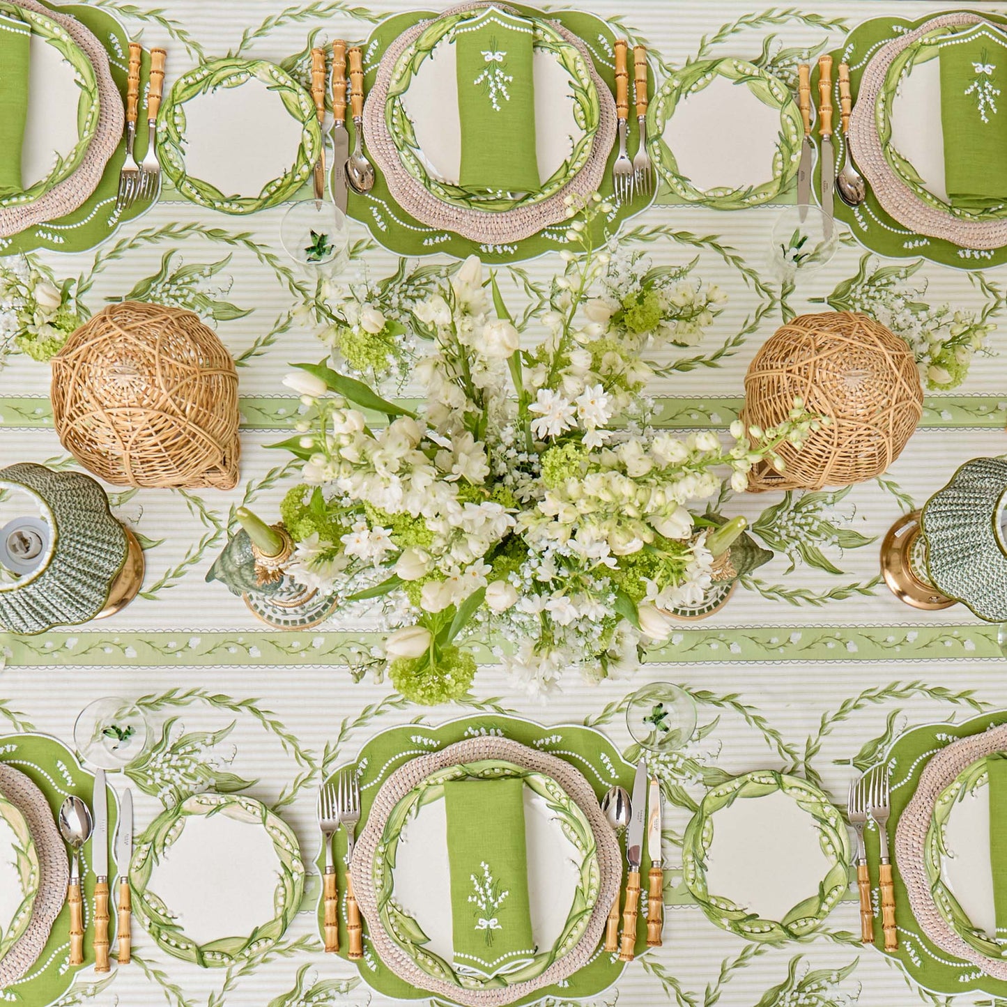 Lily of the Valley Dinner Plates (Set of 4)
