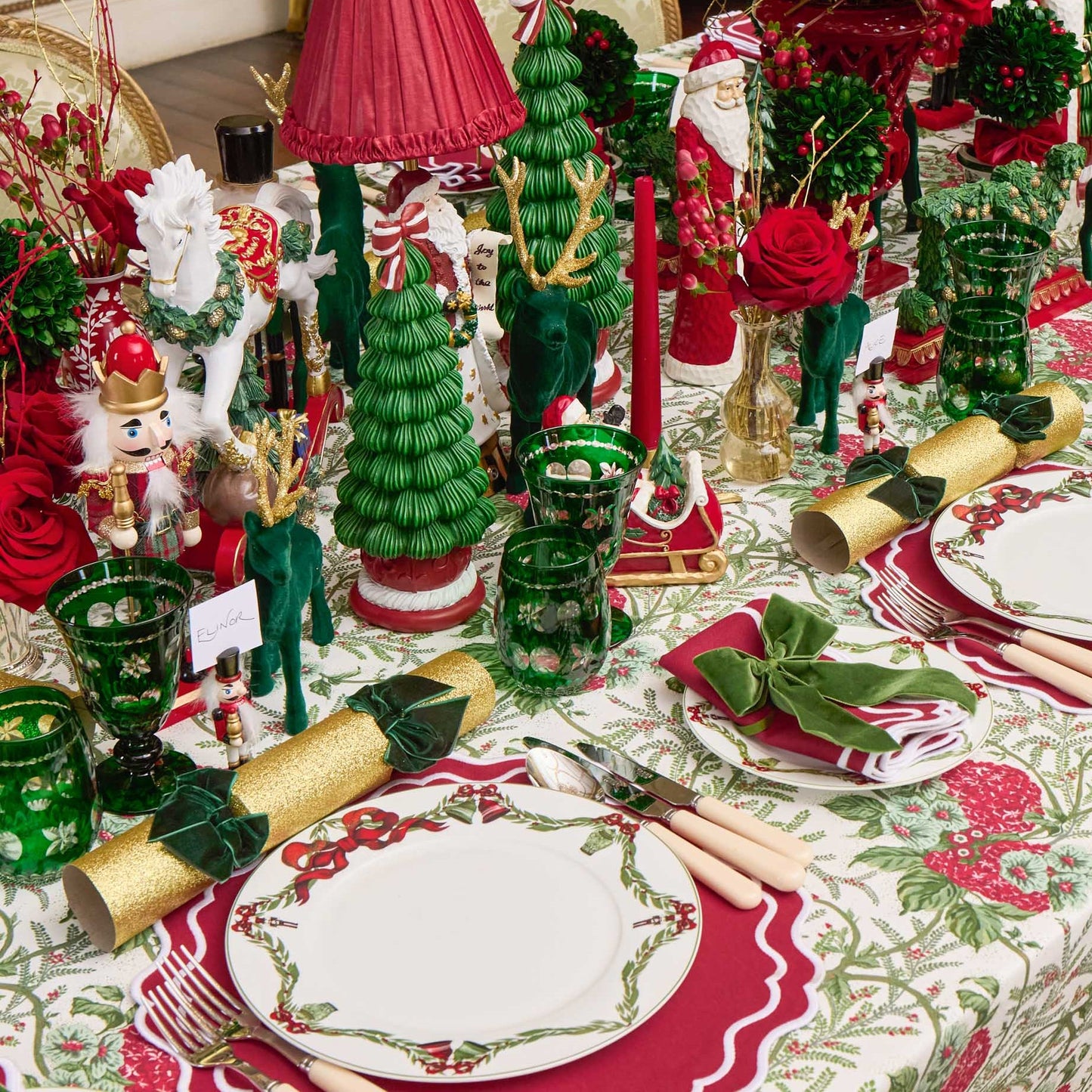 Berry Red Katherine Napkins (Set of 4)