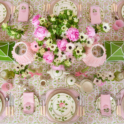Rose Bud Dinner & Starter Plates (Set of 8)
