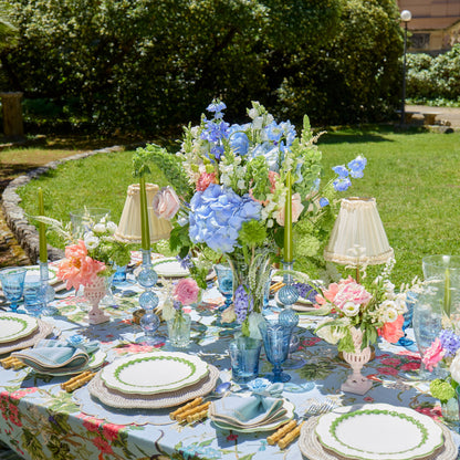 Duck Egg Blue & Sand Mariana Placemats & Napkins (Set of 4)