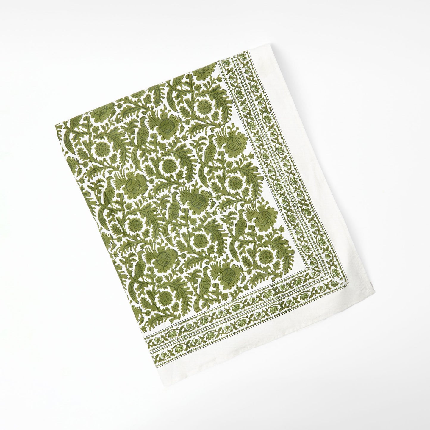 Olive Pheasant Tablecloth