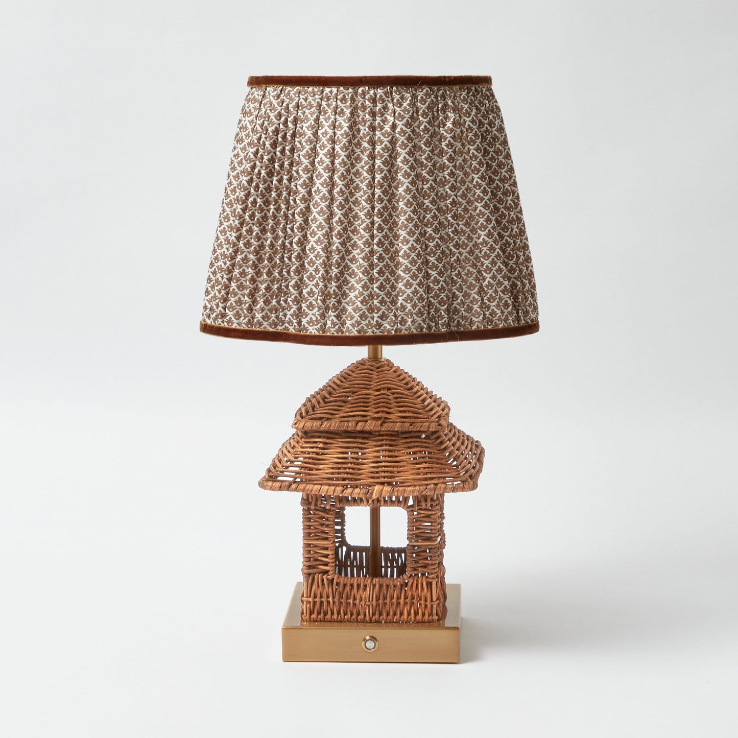 Chocolate Lotus Lampshade (30cm)
