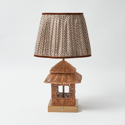 Chocolate Lotus Lampshade (30cm)