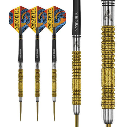 RED DRAGON - Peter Wright Double WC SE Gold Darts - 22g