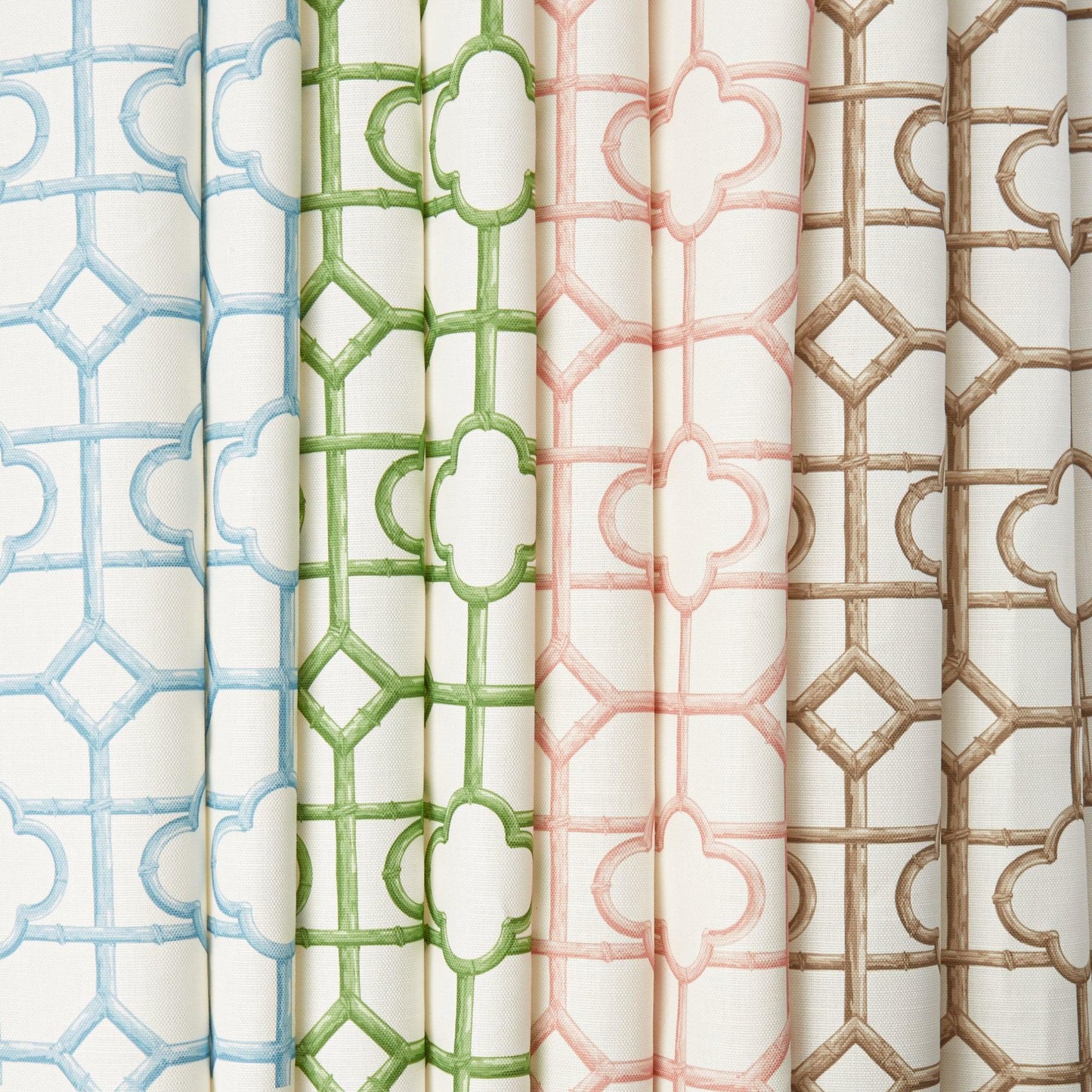 Green Shaded Bamboo Fabric