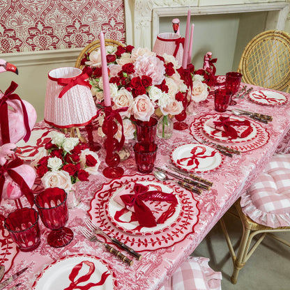 Marilyn Red Bow Starter Plates (Set of 4)