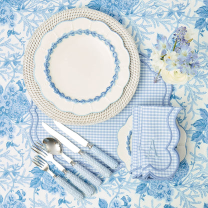 Blue Laurel Dinner Plate
