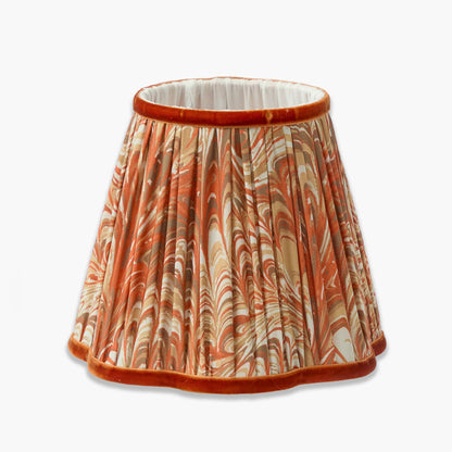 Orange Marbled Lampshade (18cm)